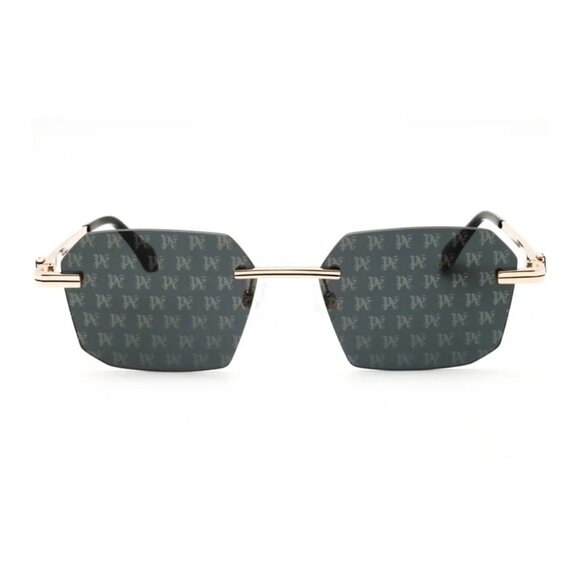 NEW PALM ANGELS SUNGLASSES GOLD WOMEN EYEWEAR PALM ANGELS PERI10G QUARTZ 7607
